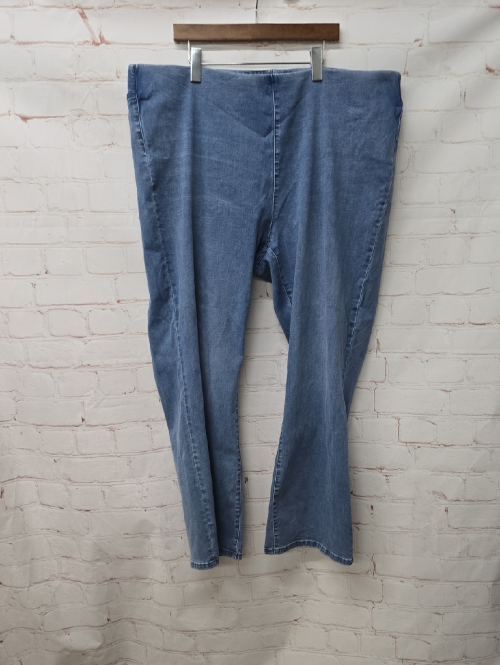 Soft Surroundings Light Blue Wide Leg Jeans - Picture 1 of 12